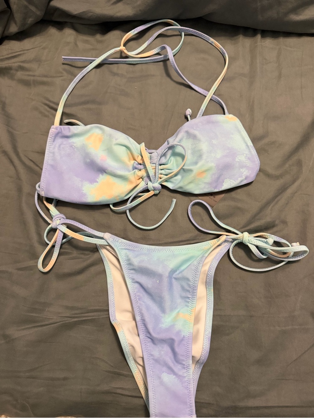 White fox bikini